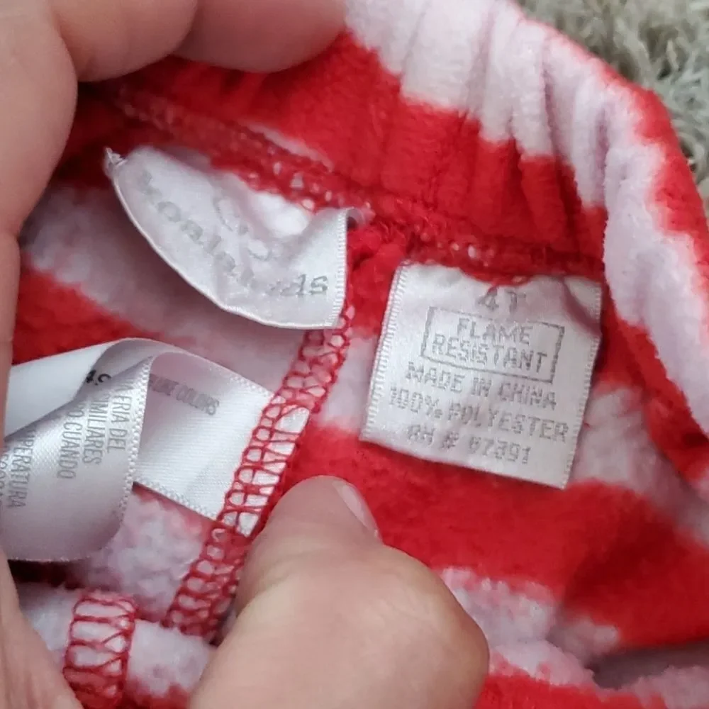 Santa Striped Pajama Pants